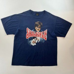 Vintage 90's Austin Powers Shagadelic Single Stitch Graphic Tee